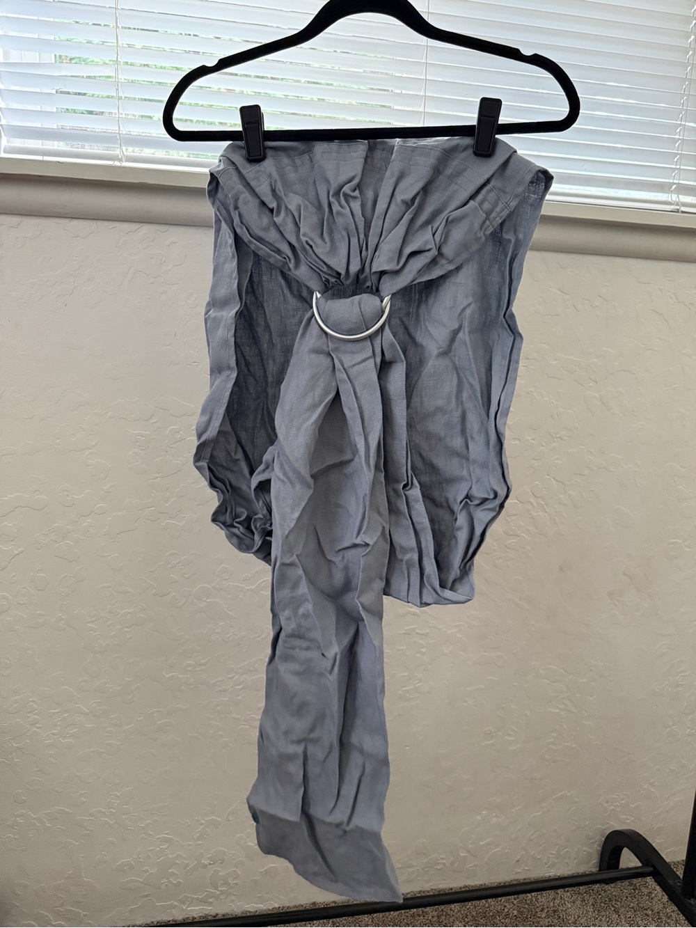 WildBird Light Gray Ring Sling with Leather Logo Patch